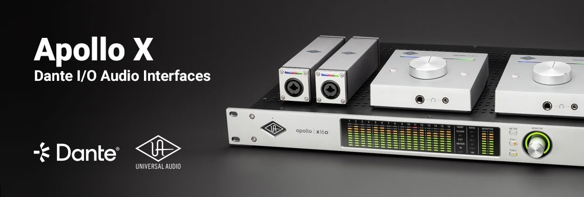 <div>Universal Audio <br><strong>Apollo X </strong><br>Dante Interfaces</div>