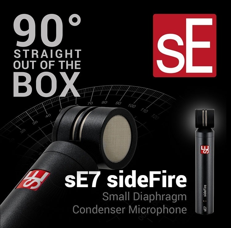 <div>sE Electronics<strong><br>sE7 sideFire<br></strong>Small Diaphragm Condenser Mic</div>