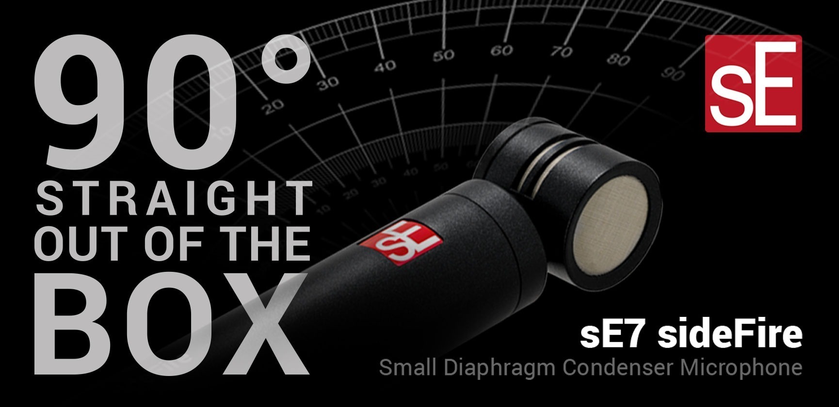 <div>sE Electronics<strong><br>sE7 sideFire<br></strong>Small Diaphragm Condenser Mic</div>