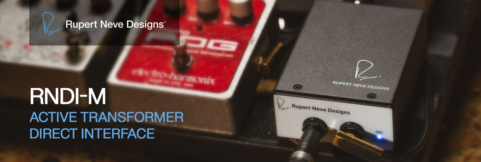 <div>Rupert Neve Designs<br><strong>RNDI-M</strong></div><div>Compact Active Transformer Direct Interface</div>