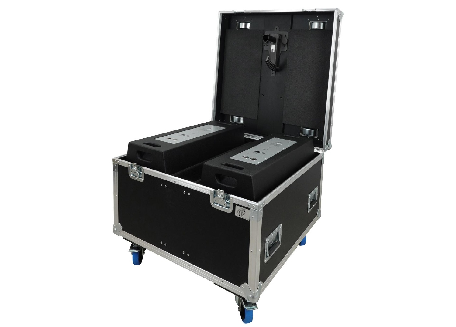 Flightcase for 2x F4 incl. space for accessories